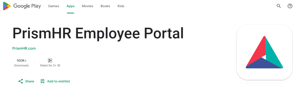 prismhr employee portal app